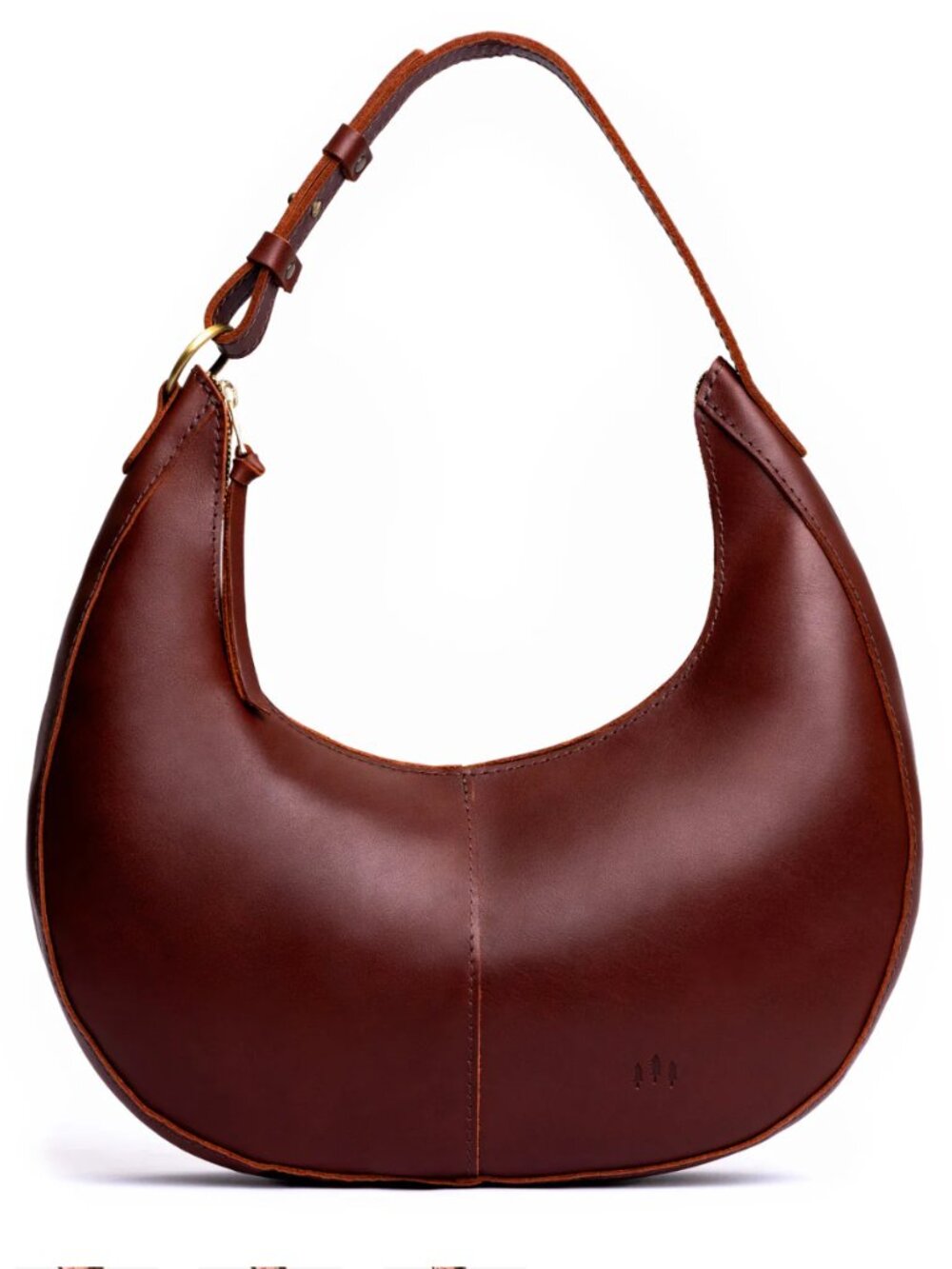 Portland Leather Goods Nora Shoulder Bag Cognac Large